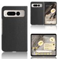 thumbnail image 1 of Feishell Ultra Thin Case Compatible with Google Pixel Fold 2023,Durable PU Leather Hard PC Shell Shockproof Scratch Resistant Slim Lightweight Phone Case,Black, 1 of 6