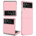 thumbnail image 1 of Feishell Ultra Thin Phone Case for Samsung Galaxy Z Flip4 2022,Shockproof Slim Fit Hard PC Hollow Button Comfortable Hand Grip Anti-Scratch Lightweight Durable Phone Case for Women Men,Pink, 1 of 7