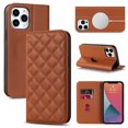 thumbnail image 1 of Feishell Wallet Case Designed for iPhone 12 Pro (6.1 inch),Compatible with MagSafe Charger,Stylish PU Leather Magnetic Closure Folio RFID Blocking Protection Card Slots Flip Kickstand Phone Case,Brown, 1 of 10
