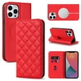 thumbnail image 1 of Feishell Wallet Case Designed for iPhone 12 Pro Max (6.7 inch),Compatible with MagSafe Charger,Stylish PU Leather Magnetic Closure Folio RFID Blocking Protection Card Slots Flip Kickstand Phone Ca,Red, 1 of 10