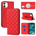 thumbnail image 1 of Feishell Wallet Case Designed for iPhone 12 mini (5.4 inch),Compatible with MagSafe Charger,Stylish PU Leather Magnetic Closure Folio RFID Blocking Protection Card Slots Flip Kickstand Phone Case,Red, 1 of 10