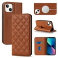 thumbnail image 1 of Feishell Wallet Case Designed for iPhone 13 mini (5.4 inch),Compatible with MagSafe Charger,Stylish PU Leather Magnetic Closure Folio RFID Blocking Protection Card Slots Flip Kickstand Phone Cas,Brown, 1 of 10