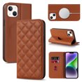 thumbnail image 1 of Feishell Wallet Case Designed for iPhone 14 (6.1 inch),Compatible with MagSafe Charger,Stylish PU Leather Magnetic Closure Folio RFID Blocking Protection Card Slots Flip Kickstand Phone Case,Brown, 1 of 10