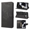 thumbnail image 1 of Feishell Wallet Case for Google Pixel 7,Retro PU Leather Butterfly Embossed Pattern Full Protection Anti-Scratch Shockproof Magnetic Clasp Flip Holder Card Slots & Cash Pocket Phone Cover,Black, 1 of 6
