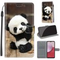 thumbnail image 1 of Feishell Wallet Case for Samsung Galaxy A14 5G 6.6 inch,Shockproof Stylish Pattern PU Leather Magnetic Clasp Folio Flip Holder Card Slots Slim Phone Cover with Wrist Strap,Panda, 1 of 10
