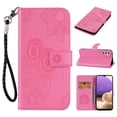 thumbnail image 1 of Feishell Wallet Case for Samsung Galaxy A25 5G,Owl Embossed Pattern Premium PU Leather with Card Holder Magnetic Clasp Flip Holder Phone Case Cover for Samsung Galaxy A25 5G,Pink, 1 of 7