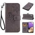 thumbnail image 1 of Feishell Wallet Case for Samsung Galaxy A25 5G,Owl Embossed Pattern Premium PU Leather with Card Holder Magnetic Clasp Flip Holder Phone Case Cover for Samsung Galaxy A25 5G,Gray, 1 of 7