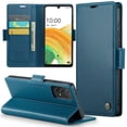 thumbnail image 1 of Feishell Wallet Case for Samsung Galaxy A32 5G, RFID Blocking Magnetic Clasp Shockproof Cover, Premium PU Leather Flip Case with Credit Card Slots Holder Kickstand for Galaxy A32 5G,Blue, 1 of 11