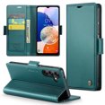 thumbnail image 1 of Feishell Wallet Case for Samsung Galaxy A34 5G, RFID Blocking Magnetic Clasp Shockproof Cover, Premium PU Leather Flip Case with Credit Card Slots Holder Kickstand for Galaxy A34 5G, Green, 1 of 8