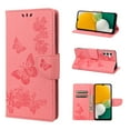 thumbnail image 1 of Feishell Wallet Case for Samsung Galaxy A54 5G,Retro PU Leather Butterfly Embossed Pattern Full Protection Anti-Scratch Magnetic Clasp Flip Holder Card Slots & Cash Pocket Phone Cover,Pink, 1 of 6