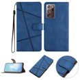 thumbnail image 1 of Feishell Wallet Case for Samsung Note 20 Ultra, Premium PU Leather [Folio Flip][Kickstand][Card Slots][Wrist Strap][Magnetic Closure] Phone Cover for Samsung Galaxy Note 20 Ultra, Blue, 1 of 9