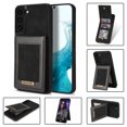 thumbnail image 1 of Feishell Wallet Case for Samsung S22, [RFID Blocking] Credit Card Holder Back Magnetic Buckle Luxury Premium PU Leather Purse Flip Kickstand Shockproof Cover for Samsung Galaxy S22, Black, 1 of 8