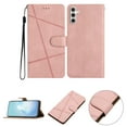 thumbnail image 1 of Feishell Wallet Case for Samsung A14 5G, Premium PU Leather [Folio Flip][Kickstand][Card Slots][Wrist Strap][Magnetic Closure] Phone Cover, Rosegold, 1 of 10