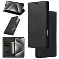 thumbnail image 1 of Feishell Wallet Case for iPhone 13 Mini, Premium PU Leather Magnetic Flip Kickstand Book Folio Full Body Case with RFID Blocking Credit Card Slots Shockproof Protective Phone Case,Black, 1 of 10