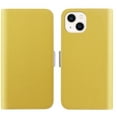 thumbnail image 1 of Feishell Wallet Case for iPhone 15,Lychee Texture PU Leather Candy Color Shockproof Protective Magnetic Flip Holder Anti-Scratch Phone Cover with Credit Card Slots & Cash Pocket,Yellow, 1 of 10