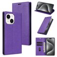 thumbnail image 1 of Feishell Wallet Case for iPhone 15, Premium PU Leather Magnetic Flip Kickstand Book Folio Full Body Case with RFID Blocking Credit Card Slots Shockproof Protective Phone Case,Purple, 1 of 9