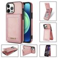 thumbnail image 1 of Feishell Wallet Case for iPhone 15 Pro Max, [RFID Blocking] Credit Card Holder Back Magnetic Buckle Luxury Premium PU Leather Purse Flip Kickstand Shockproof Cover For iPhone 15 Pro Max, Rosegold, 1 of 8