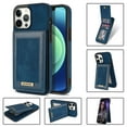 thumbnail image 1 of Feishell Wallet Case for iPhone 15 Pro, [RFID Blocking] Credit Card Holder Back Magnetic Buckle Luxury Premium PU Leather Purse Flip Kickstand Shockproof Cover For iPhone 15 Pro, blue, 1 of 8