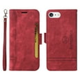 thumbnail image 1 of Feishell Wallet Case for iPhone 7 Plus/8 Plus, Magnetic Protect PU Leather Flip Case Card Holders RFID Blocking Kickstand Protection with Strap Case for iPhone 7 Plus/8 Plus, Red, 1 of 14