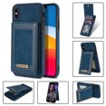 thumbnail image 1 of Feishell Wallet Case for iPhone XS Max, [RFID Blocking] Credit Card Holder Back Magnetic Buckle Luxury Premium PU Leather Purse Flip Kickstand Shockproof Cover For iPhone XS Max, blue, 1 of 8