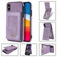 thumbnail image 1 of Feishell Wallet Case for iPhone XS Max, [RFID Blocking] Credit Card Holder Back Magnetic Buckle Luxury Premium PU Leather Purse Flip Kickstand Shockproof Cover For iPhone XS Max, Purple, 1 of 8