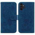 thumbnail image 1 of Feishell Wallet Phone Case for Samsung Galaxy A13 4G,for Women Men,Butterfly & Rose Embossed PU Leather Magnetic Clasp Flip Stand Card Slots Shockproof Ultra Thin Protective Cover,Blue, 1 of 7