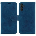 thumbnail image 1 of Feishell Wallet Phone Case for Samsung Galaxy A54 5G,for Women Men,Butterfly & Rose Embossed PU Leather Magnetic Clasp Flip Stand Card Slots Shockproof Ultra Thin Protective Cover,Blue, 1 of 8