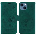 thumbnail image 1 of Feishell Wallet Phone Case for iPhone 14 Plus,for Women Men,Butterfly & Rose Embossed PU Leather Magnetic Clasp Flip Stand Card Slots Shockproof Ultra Thin Protective Cover,Green, 1 of 8