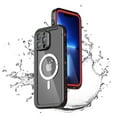 thumbnail image 1 of Feishell Waterproof Case for Apple iPhone 14 Pro,Built in Magnets for MagSafe Charger,Shockproof Full Body Protection Dustproof Snowproof Heavy Duty Rugged Magnetic Phone Cover,Red, 1 of 13
