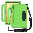 thumbnail image 1 of Feishell case For 2019 Model 10.5 inch Galaxy Tab S6 Tablet(SM-T860/T865/T867) with Pencil Holder Adjustable Shoulder/Hand Strap Kickstand Rubber Three Layer Convertible Handle Cover, Green, 1 of 9