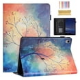 thumbnail image 1 of Feishell for iPad 10th Gen 10.9" 2022 Smart Case,Auto Wake/Sleep Slim Lightweight Colorful Pattern PU Leather Flip Folio Stand Card Slots Wallet Case Cover with Pencil Holder,Oil Painting Tree, 1 of 12