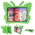 thumbnail image 1 of Feishell for iPad 10th Generation 10.9" 2022 Kids Friendly Case,3D Cute Butterfly Adjustable Wings Light Weight EVA Foam Kickstand Shockproof Child Proof Protective Case Cover,Green, 1 of 9