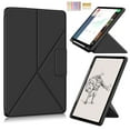 thumbnail image 1 of Feishell for iPad Pro 12.9 inch 2022/2021/2020/2018 Cover with Pencil Holder,Shockproof Magnetic Flip Two Angle View Kickstand Auto Sleep/Wake Up Function Smart Case,Black, 1 of 7