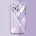 thumbnail image 1 of Feishell for iPhone 11 6.1 inch Slim Case,Luxury Crystal Clear with Camera Lens Protector Hard PC+Soft TPU Silicone Bumper Shockproof Drop Protective Anti-Yellowing Back Phone Cover.Purple, 1 of 7