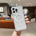 thumbnail image 1 of Feishell for iPhone 11 Pro Max Magnetic Slim Case,Luxury Crystal Clear Shockproof Camera Lens Protective Soft TPU Silicone and Hard PC Wireless Charging Back Cover.For iPhone 11 Pro Max,Clear, 1 of 11