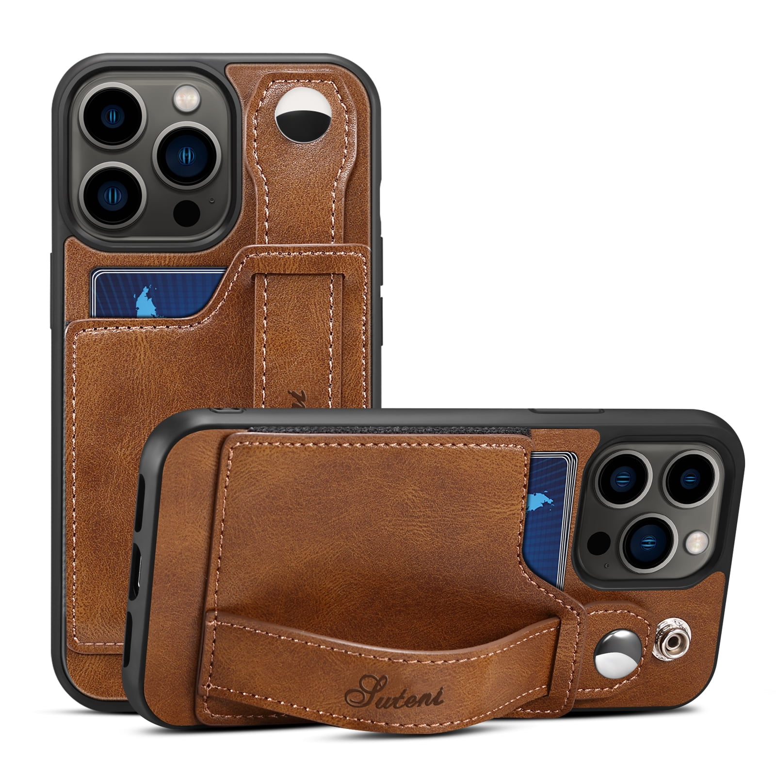 Feishell for iPhone 12 Pro/12 Wallet Case with Card Credit Slot