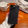 thumbnail image 1 of Feishell for iPhone 13 Full Camera Protection, Liquid Silicone Four Corner Drop Protection Slim Case Compatible with MagSafe,Soft Rubber Shockproof Cover For iPhone 13, Black, 1 of 10
