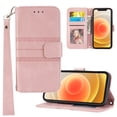 thumbnail image 1 of Feishell for iPhone 15 Case with Detachable Wrist Strap,Premium PU Leather Drop Protection Magnetic Clasp Flip Kickstand RFID Blocking Credit Card Slots Wallet Phone Case,Pink, 1 of 7