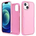 thumbnail image 1 of Feishell for iPhone 15 Plus Durable Rugged Case, [Three Layers Protection] [Military Grade Drop Protection] Heavy Duty Shockproof Anti-Scratch Support Wireless Charging Phone Case, Pink, 1 of 6
