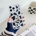thumbnail image 1 of Feishell for iPhone 15 Pro Max Case with Diamond Ring Kickstand, Cute Leopard / Cow Print / Lines Pattern Soft TPU Shockproof Protective Lightweight Slim Phone Case for iPhone 15 Pro Max,B, 1 of 9