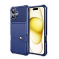 thumbnail image 1 of Feishell for iPhone 16 Plus Wallet Case, with ID&Credit Card Holder Slots Pockets Wallet Back Cover Stand Flip Folio Leather Magnetic Absorption Cover For  iPhone 16 Plus,
Darkblue, 1 of 7