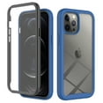 thumbnail image 1 of Feishell iPhone 16 Pro Max Case Built-in Screen Protector Clear Rugged 360 Full Body Protective Shockproof Hard Back Soft TPU Military Dual Layer Heavy Duty Bumper Anti-Scratch Cover Case, Darkblue, 1 of 6