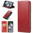 thumbnail image 1 of Feishell for iPhone 16e Wallet Case,Premium PU Leather Magnetic Closure Folio Flip Kickstand RFID Blocking Credit Card Slots & Cash Pocket Shockproof Business Classic Phone Case,Red, 1 of 5