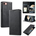 thumbnail image 1 of Feishell for iPhone 7/8/SE 2020/SE 2022 Wallet Case, Premium PU Leather Credit Card Holder Magnetic Closure Flip Kickstand Cover [TPU Inner Shell] Shockproof Phone Case,Black, 1 of 8