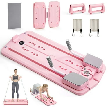 Feisi Pilates Board, 7 in 1 Pilates Reformer Set, Multi-functional Pilates Reformer Board for Home, Reformer Pilates Machine for Women Full Body Workout