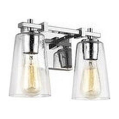 Visual Comfort VS24302CH Mercer 2-Light 60W Chrome Bathroom Vanity Light