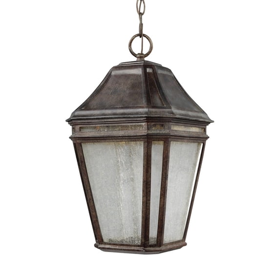 Feiss OL11311WCT-LED Londontowne 17.25" LED Outdoor Hanging Lantern in Chestnut