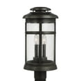 thumbnail image 1 of Feiss Ol14307 Newport 3 Light 18-1/2" Tall Outdoor Single Head Post Light - Bronze, 1 of 3