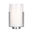 thumbnail image 1 of Feiss VS22601SN Bergin 1-Light Wall Sconce in Satin Nickel, 1 of 2