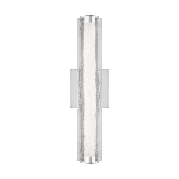 Feiss Wb1867-L1 Cutler 1 Light 5" Wide Integrated Led Bathroom Sconce - Chrome